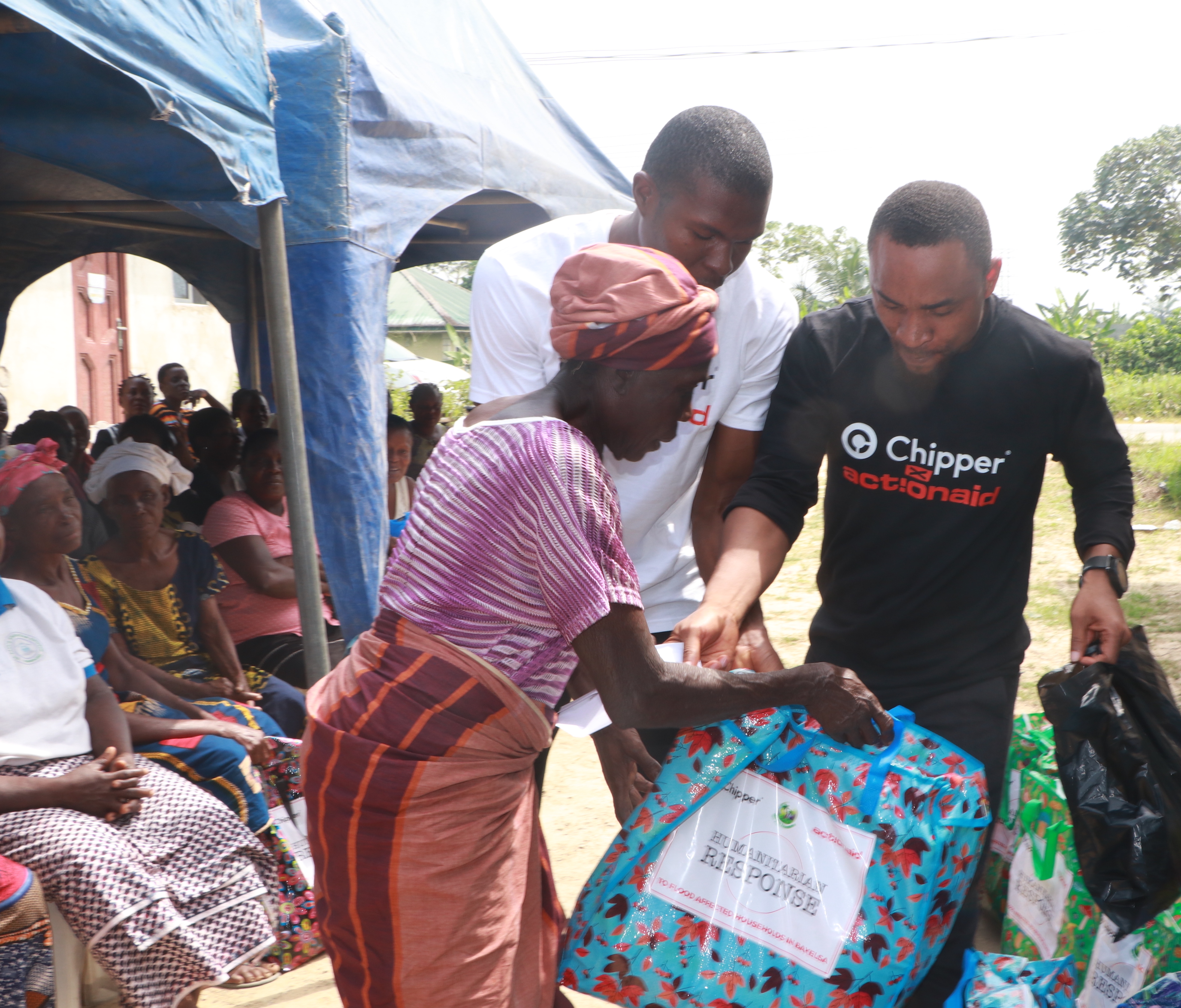 Chipper Cash and ActionAid provide relief to flood-hit families in Bayelsa State, Nigeria