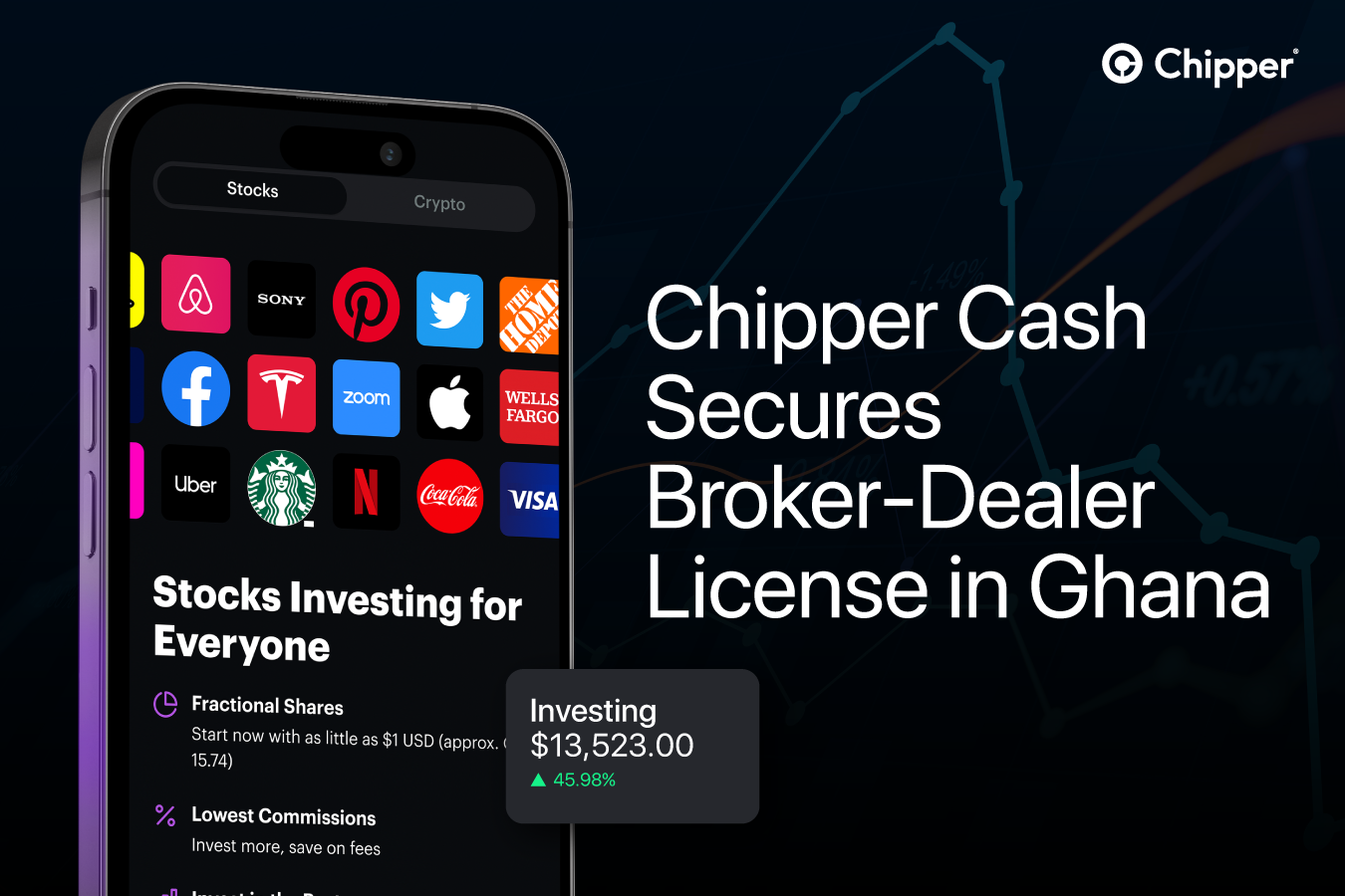 Chipper Cash Secures Broker-Dealer License in Ghana